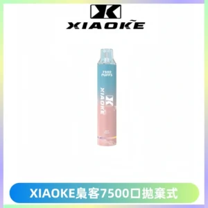 XIAOKE梟客7500Puffs跑馬燈拋棄式電子煙 可發光一次性